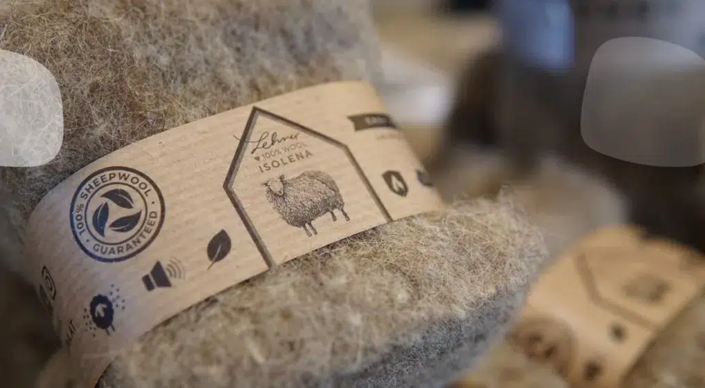 Stavební izolace z ovčí vlny od firmy Isolena