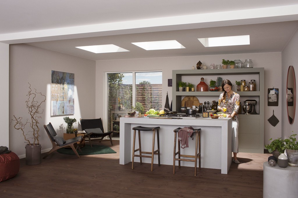 Prosvětlení ploché střechy