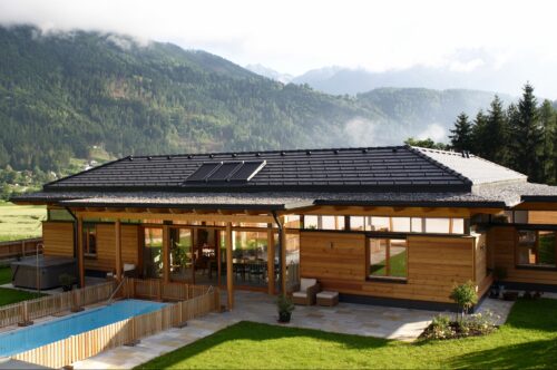 RD se šikmou střechou