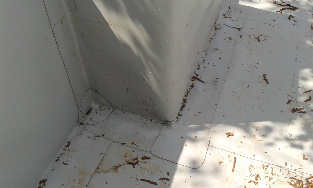 detail fóliové krytiny