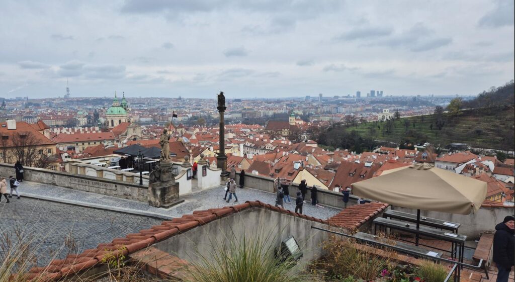pohled na Prahu