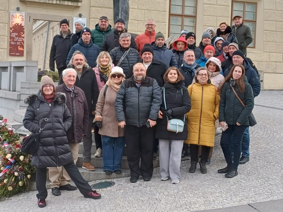 účastníci setkání pokrývačů