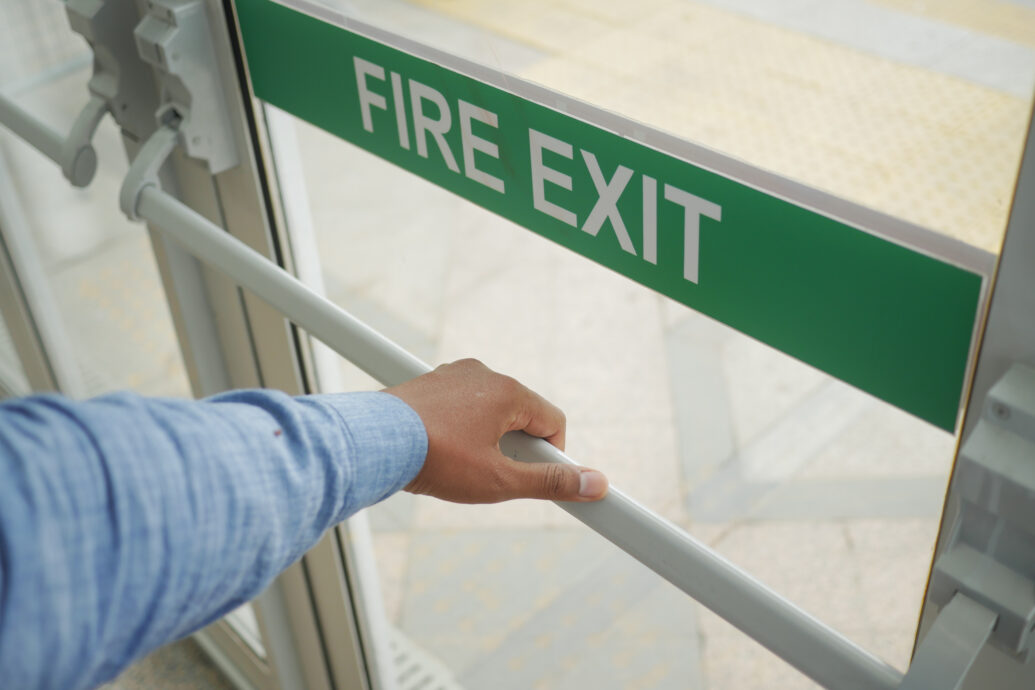 Požární únikový východ