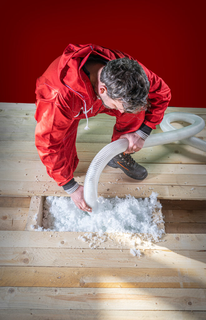 zafoukávání tepelné izolace