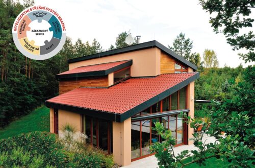 RD se šikmou střechou